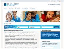 Tablet Screenshot of connaught-resourcing.com